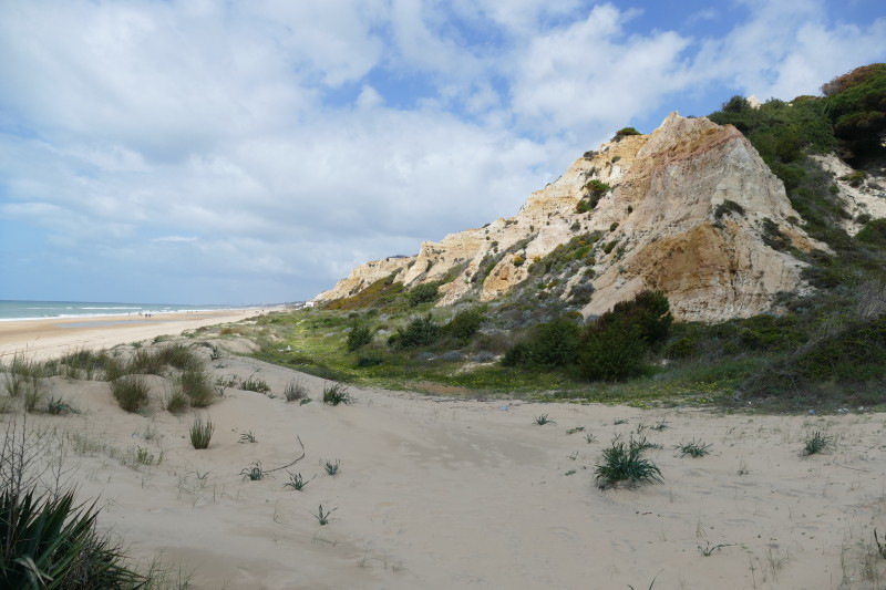 Dunes, dune fossile, Asperillo, Doñana, Mazagon, sable, océan atlantique