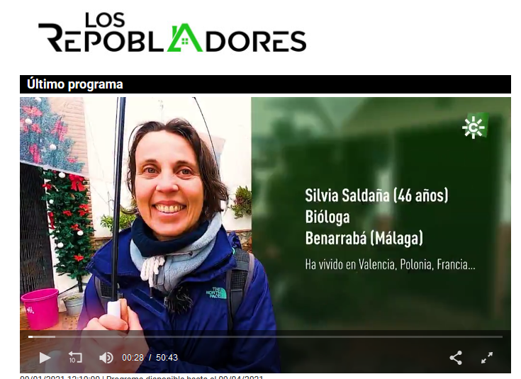 G3-guides en el programa TV «Los Repobladores» de Canal Sur