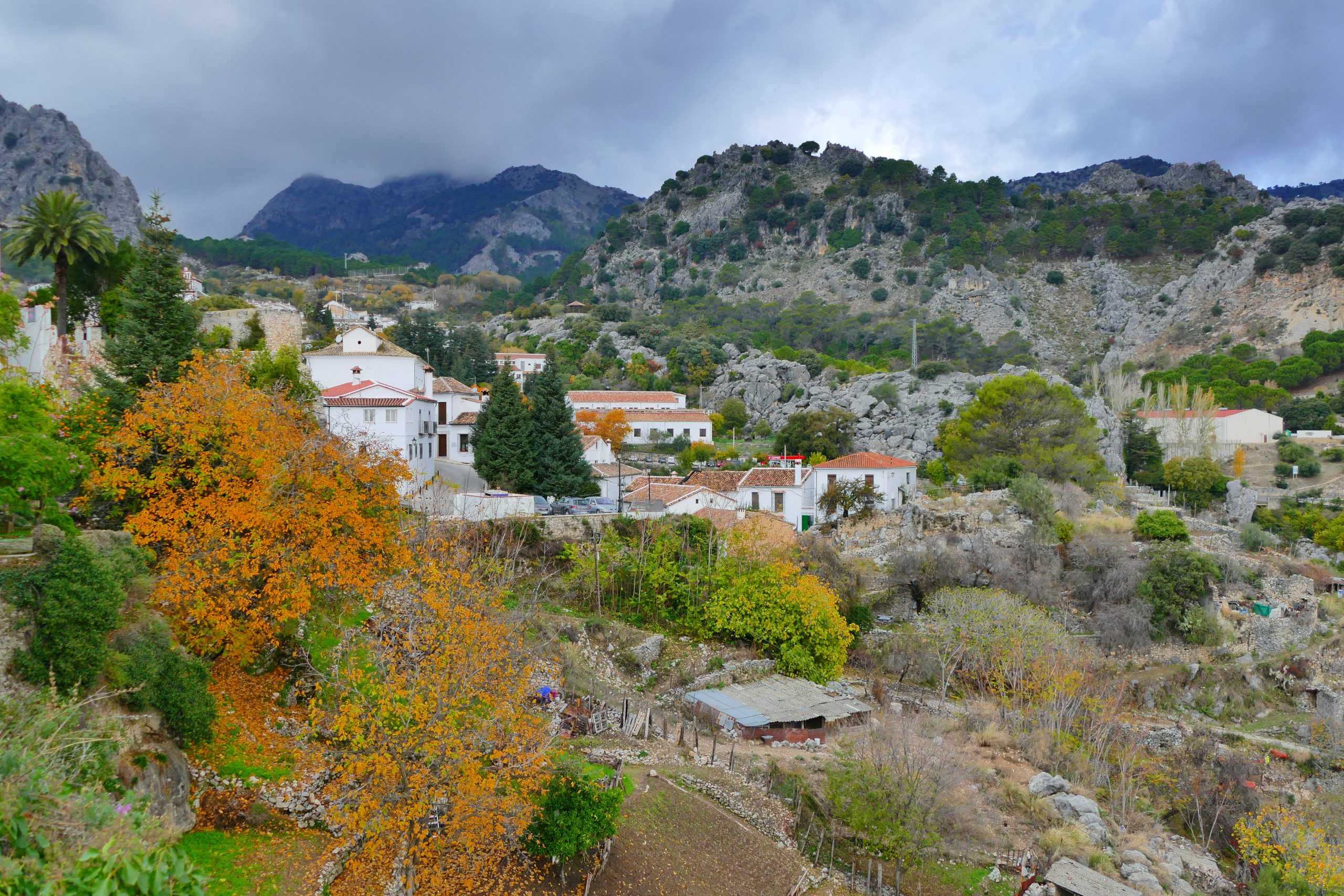 Grazalema village in Fall